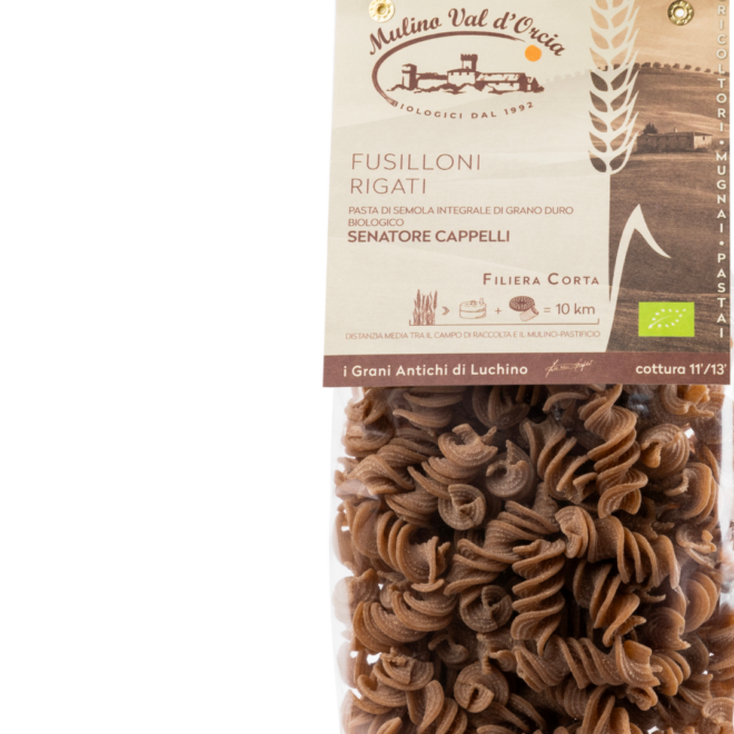 Senatore Cappelli durum wheat pasta