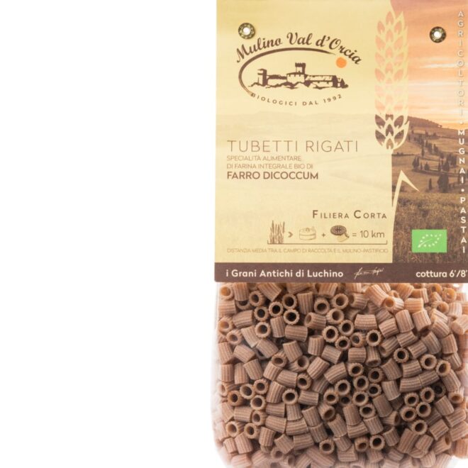 pasta artigianale biologica di farro monococco trafilata al bronzo