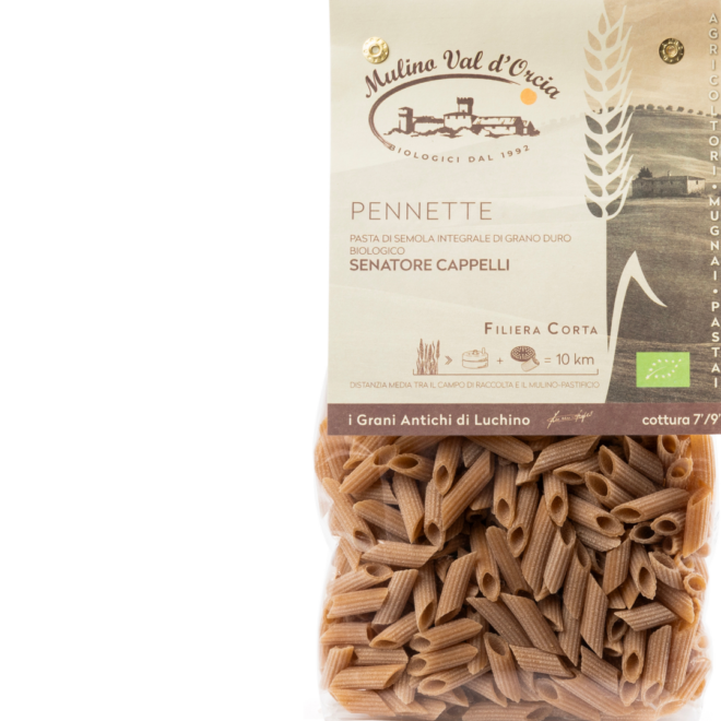 pasta artigianale biologica di grano duro senatore cappelli trafilata al bronzo