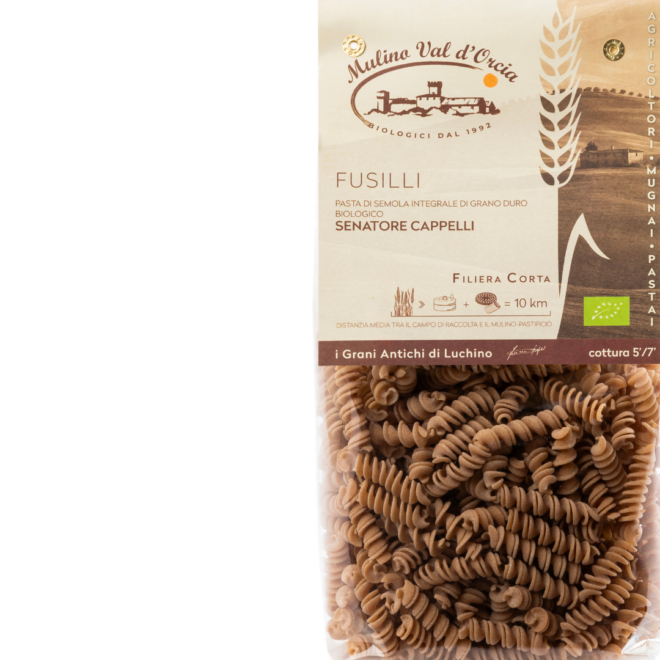 pasta artigianale biologica di grano duro senatore cappelli trafilata al bronzo